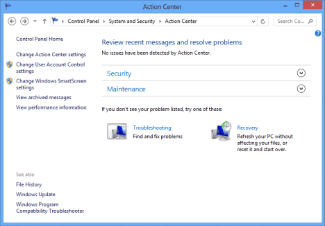 Use Action center in Windows