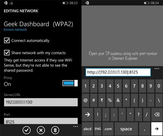 How to add Proxy in Windows Phone