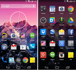 Android kitkat launcher