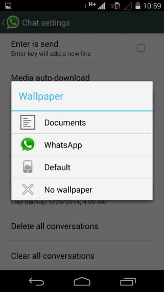 change wallpaper in whatsapp | WhatsApp tricks