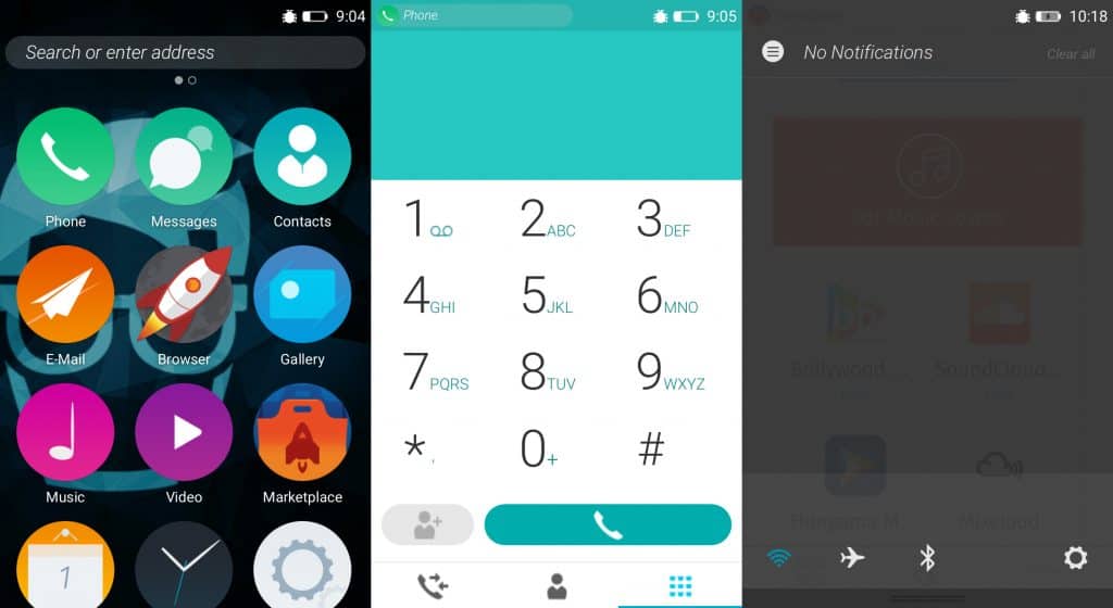 Firefox OS 2.5 UI