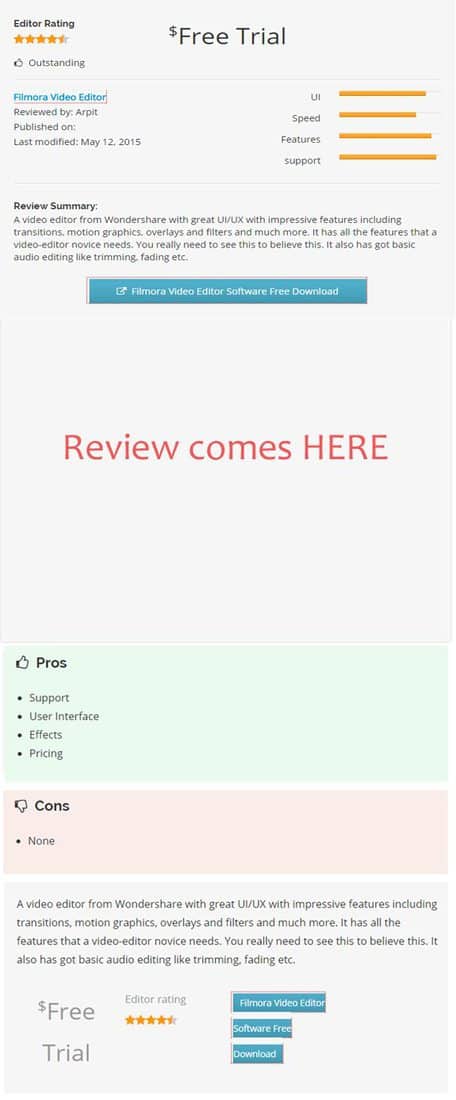 Review Area