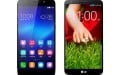 Huawei Honor 6 vs LG G2