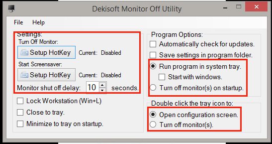 Turn Off Laptop Screen