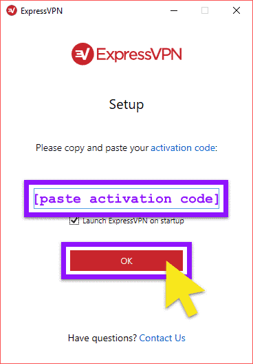 activate express vpn with activation key