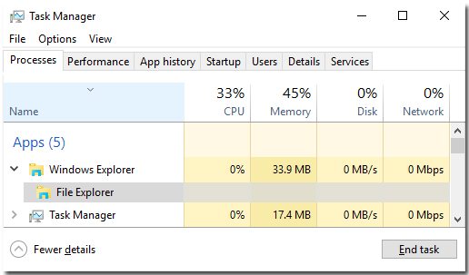delete file which is already in use by closing file explorer