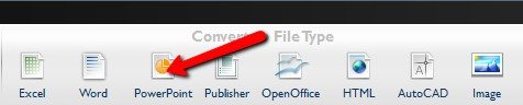 convert pdf to powerpoint