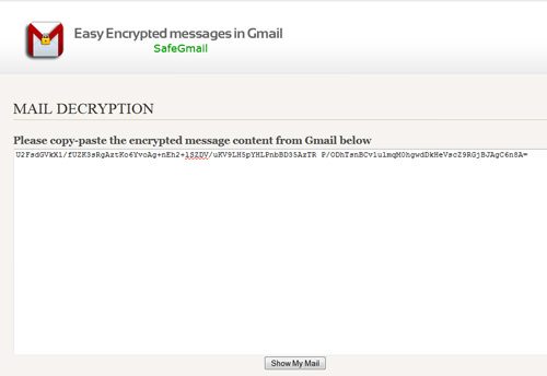 read encrypted email in gmail