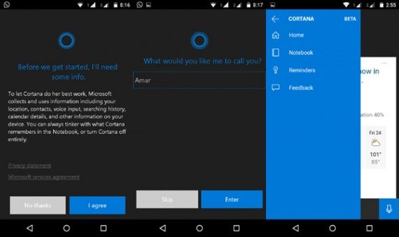 download cortana for android