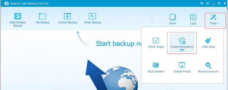 how to install backup files on windows 10