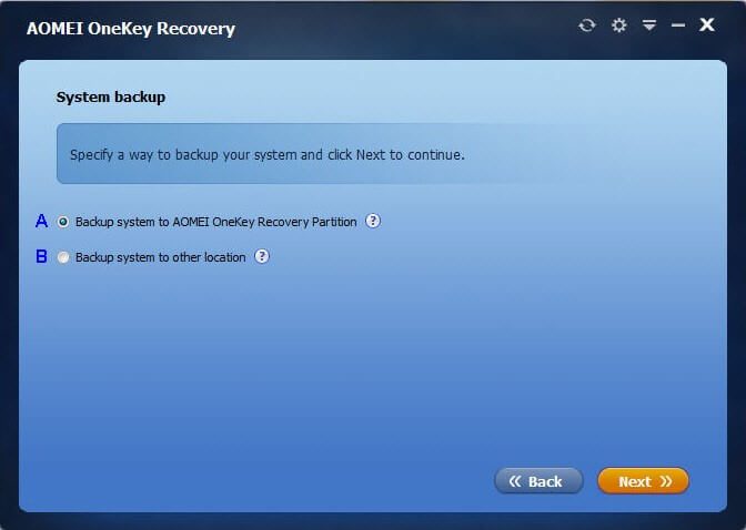 how to create system recovery