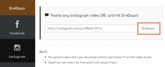download instagram videos from PC
