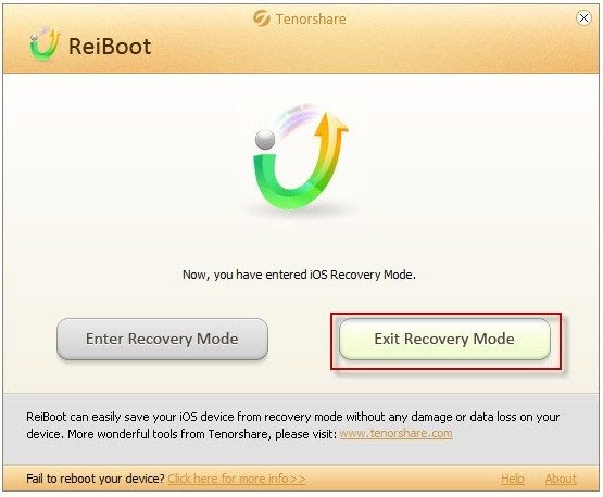 fix iPhone stuck in recovery mode