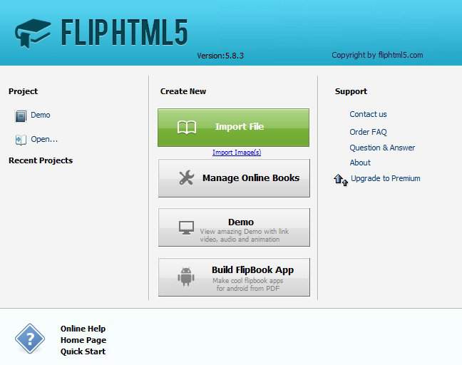 free html5 flipbook maker