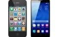 iPhone 4 vs Huawei Honor 3C