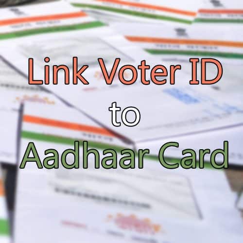 link voter id to aadhaar card