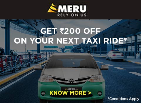 meru cabs discounts and offers