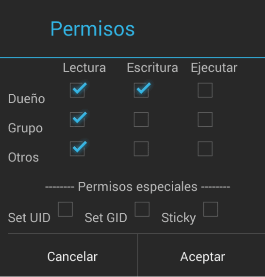 permissions