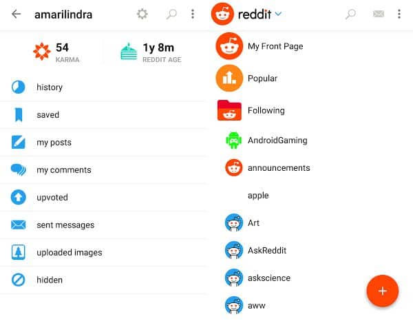 Reddit official app for Android