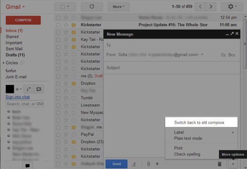 send encrypted Emails in Gmail