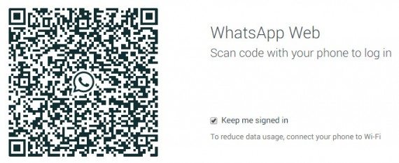 scan qr code to use whatsapp web