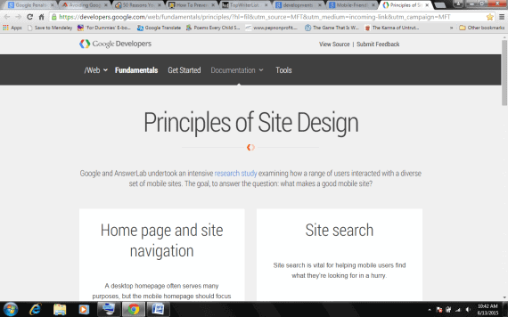 site design principles