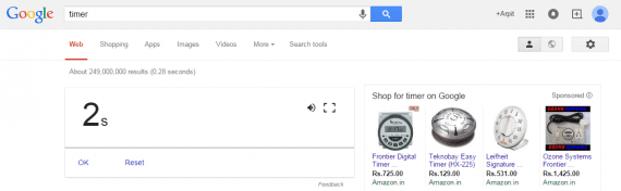 Google Search Timer