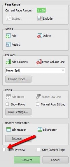 tweak rows and columns