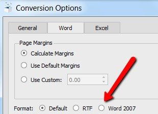 convert pdf to word 2007